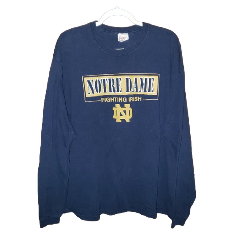 Notre Dame long sleeve crew neck  t shirt …
